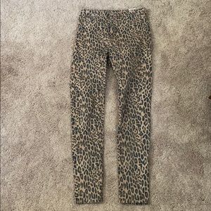 Cheetah print pants